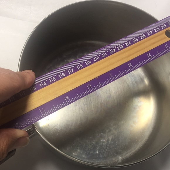 Vintage Revere Ware copper clad stainless 2 quart saucepan slide hang ri… - Picture 6 of 8